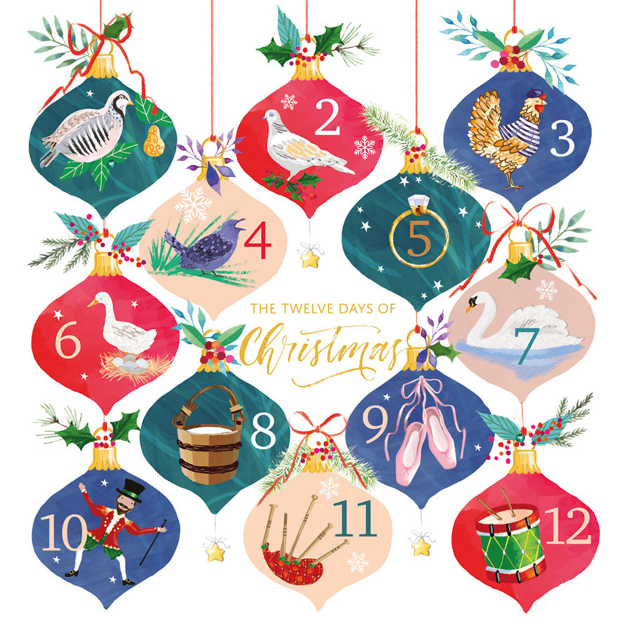 12 Days Christmas Cards