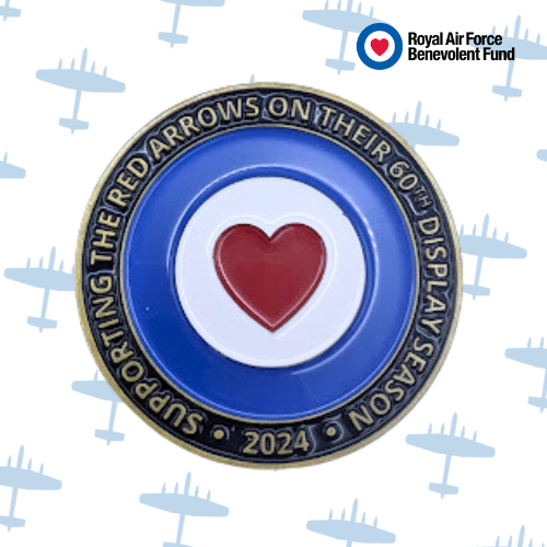 Red Arrows 60th Anniversary Challenge Coin