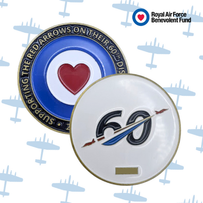 Red Arrows 60th Anniversary Challenge Coin