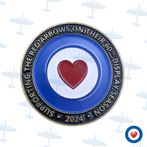 Red Arrows 60th Anniversary Challenge Coin