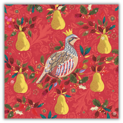 Golden Pears Christmas Cards